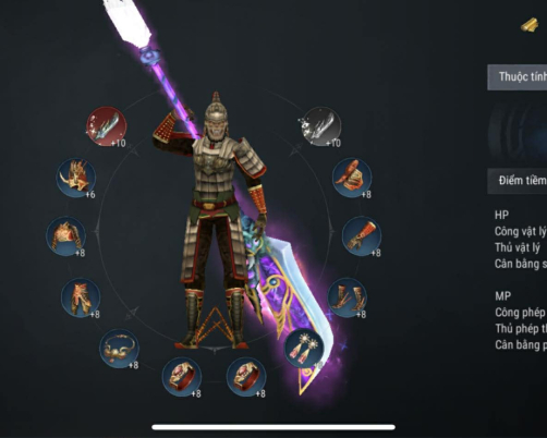 ACC TOP SERVER NAM THẬP TỰ - Glavie Sun D10 +10 