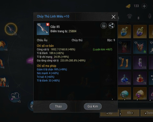 ACC EU SERVER ĐẠI HÙNG COLLECT 6* Truỳ Thủ +10 Giá Sinh Viênnnn